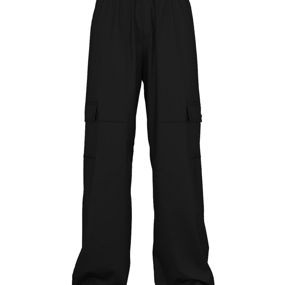 PINK Victoria's Secret Black parachute Cargo Pants